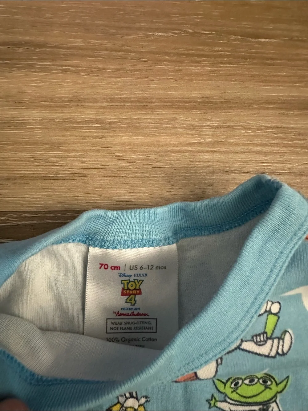 Hanna Andersson Disney Toy Story Pajama Set 6-12M Woody Buzz Jessie Rex Hamm Boo